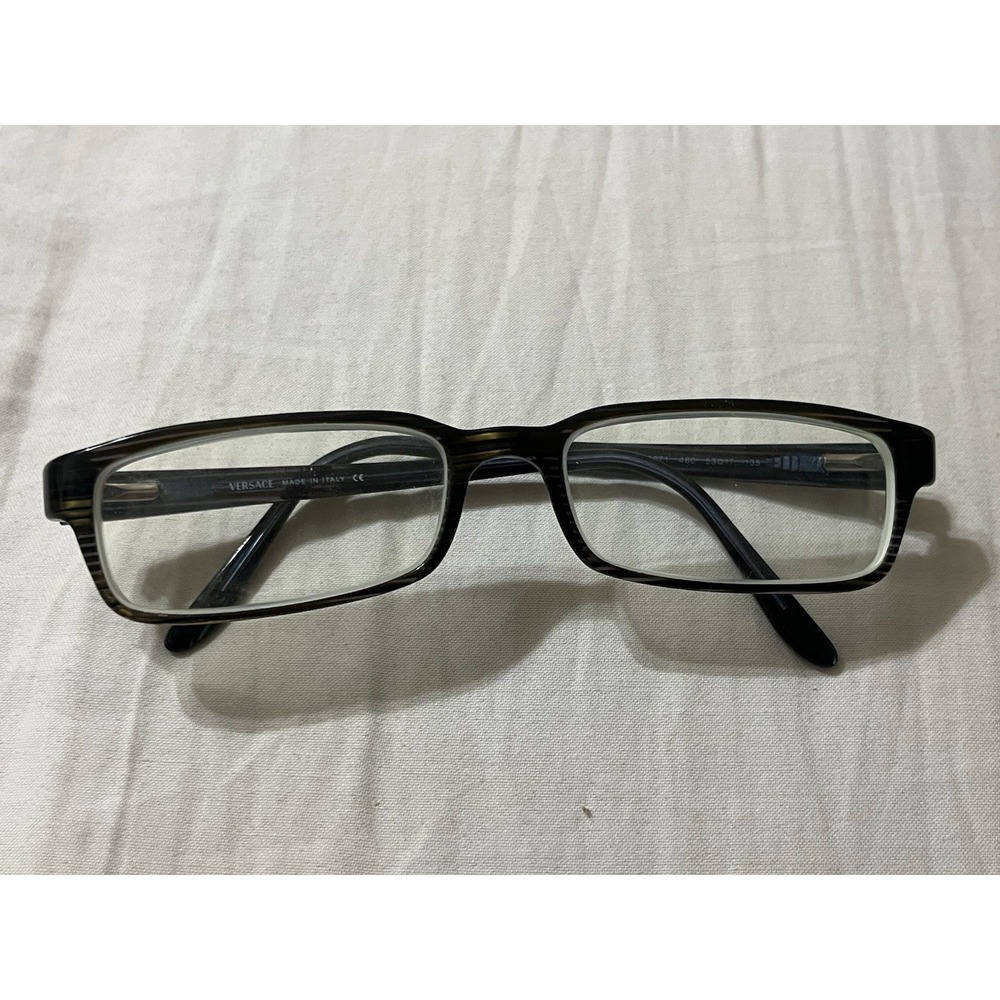 Versace Eyeglasses Frames MOD 3071 460 Green Rectangular 53-17-135